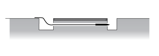 Underground boring to run a pipe